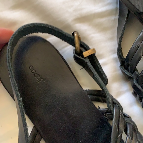 NWOT ecoté leather braided sandals - Picture 3 of 4